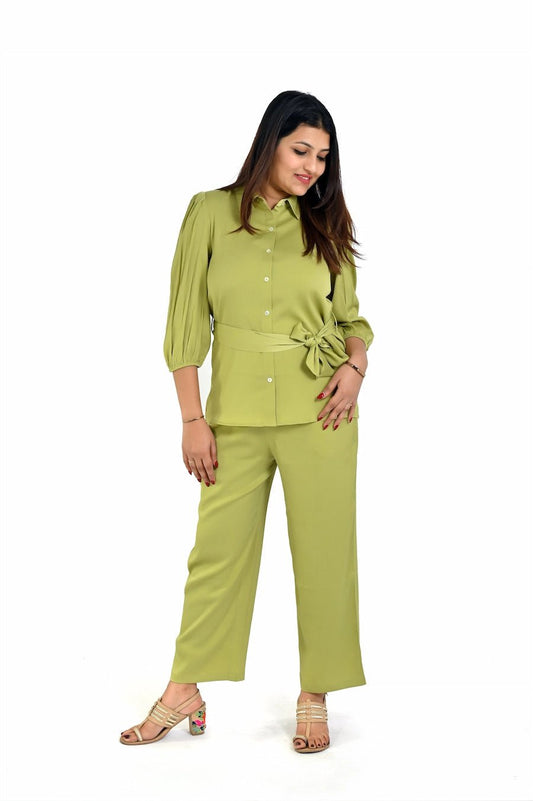 Green Women Co - Ord Set - The Bebla