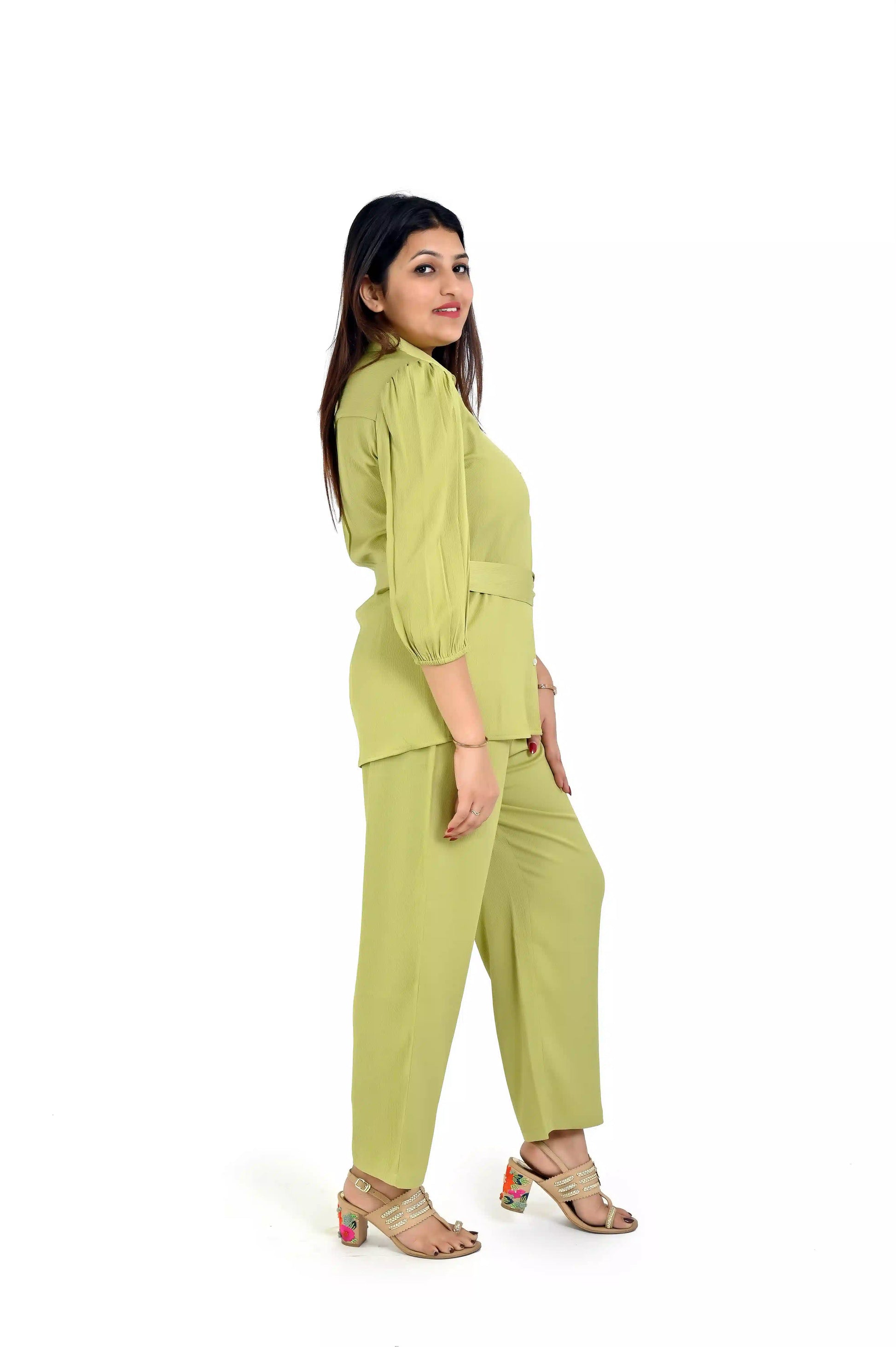Green Women Co - Ord Set - The Bebla