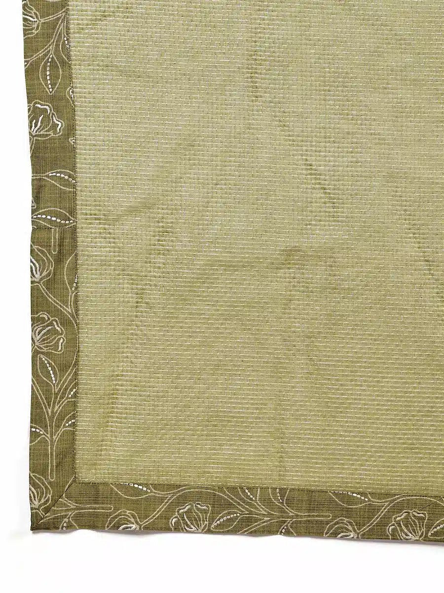 Mehandi Green Kurta Set with Dupatta – Stylish Festive Ethnic Outfit - The Bebla