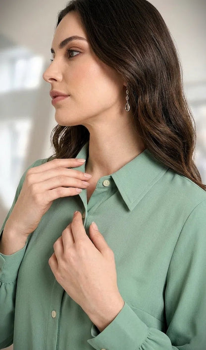 Mint Green Co - Ord Set for Women - The Bebla