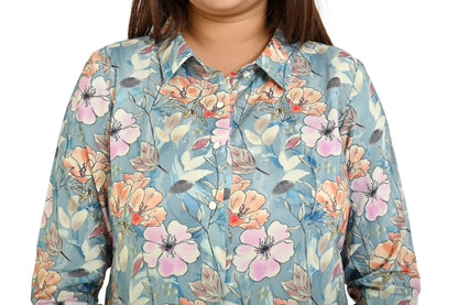 Stylish Mint Green Printed Co - Ord Set Women - The Bebla