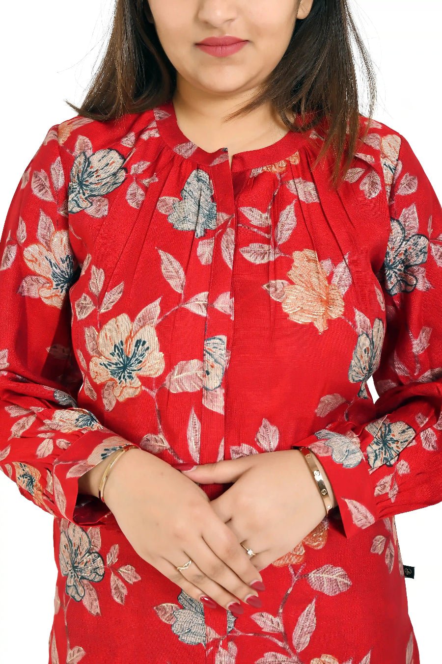 Trendy Red Co - ord Set for Women’s - The Bebla