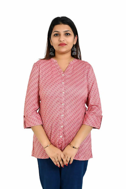 warm pink tones and elegant Top - The Bebla