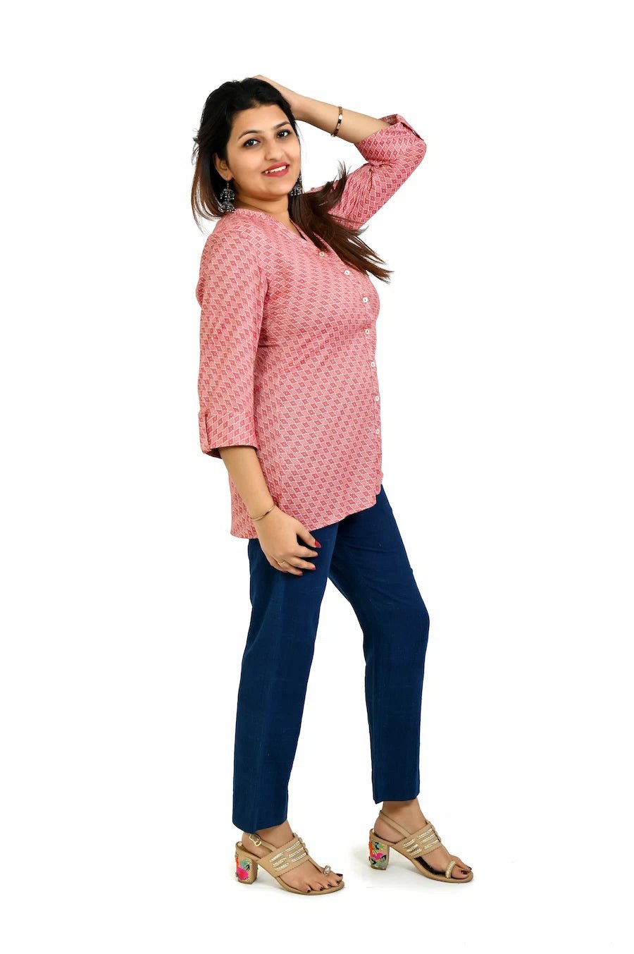 warm pink tones and elegant Top - The Bebla