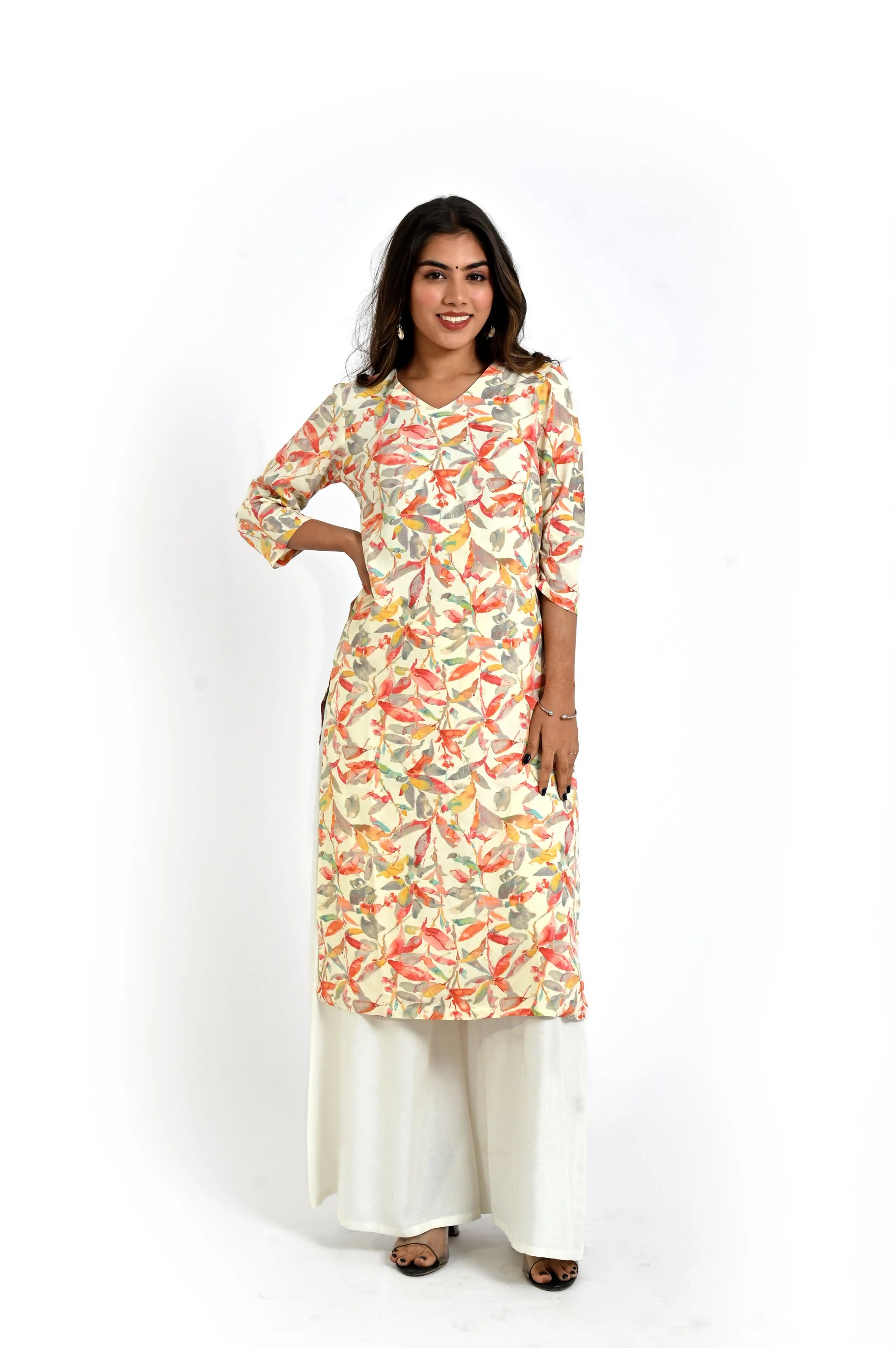 Yellow Sunlit Harmony Kurta - The Bebla