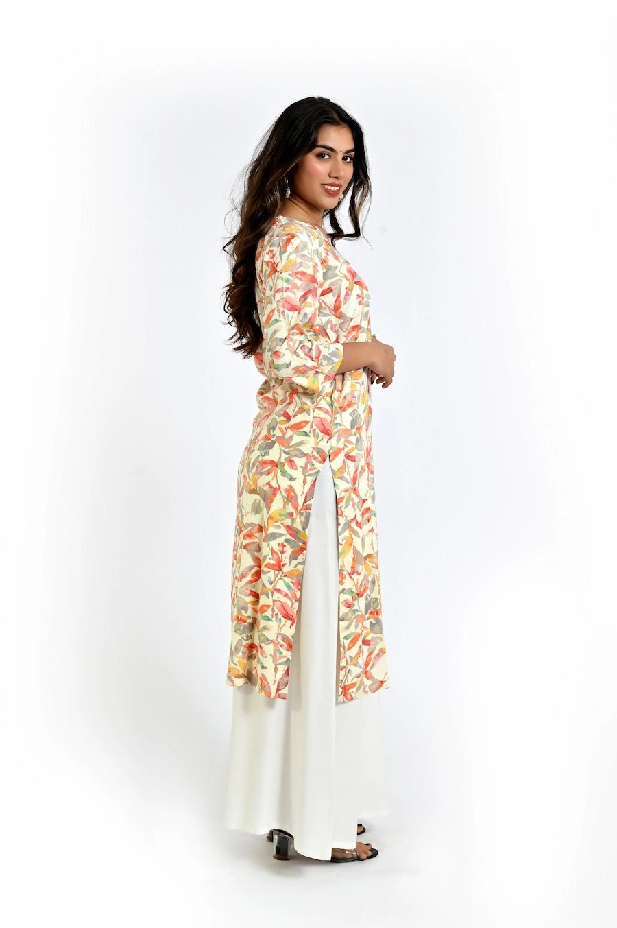 Yellow Sunlit Harmony Kurta - The Bebla